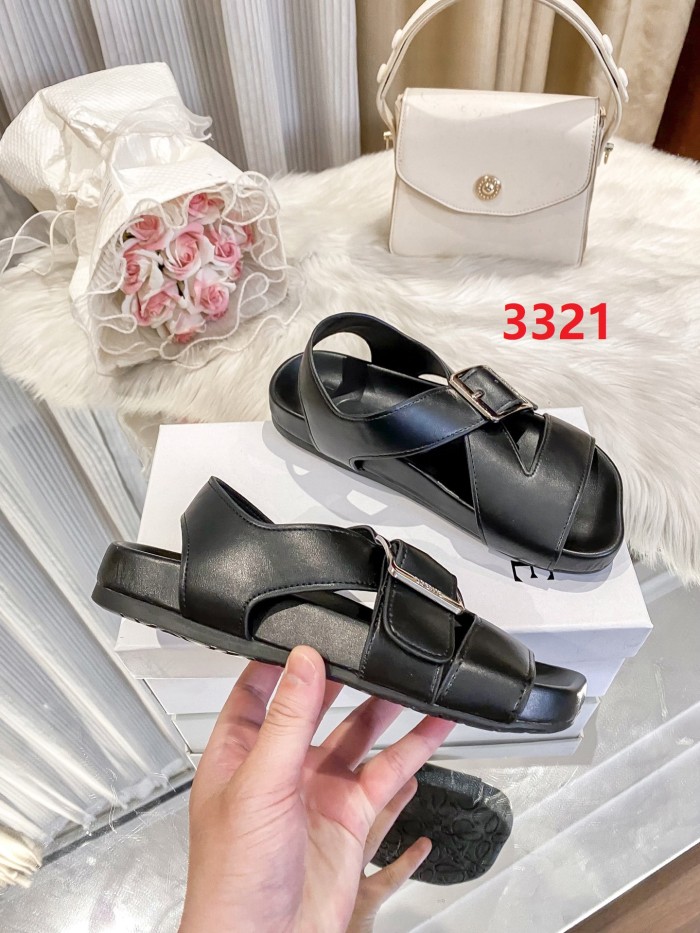 Women's flat sandals shoes,size 35-40, SS60-3319-3321