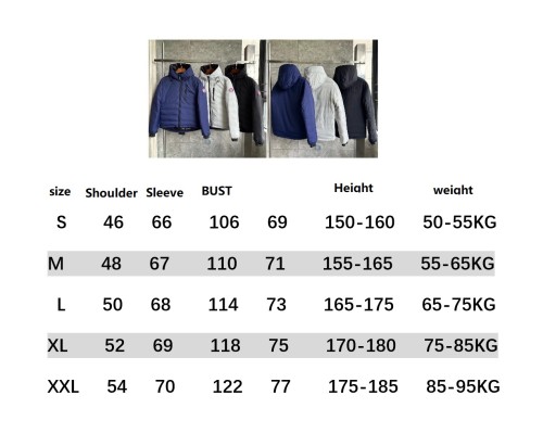 Men's winter thick duck down jacket coat clothes, CL128-61-63