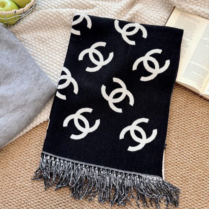 Cashmere cotton scarf for men women, size 65x180cm, no box. SF25-31-36