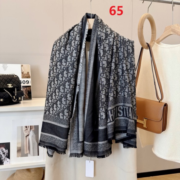 Cashmere cotton scarf for men women, size 140x140cm, no box. SF25-65