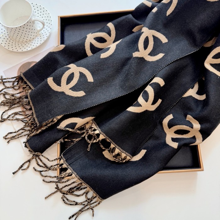 Cashmere cotton scarf for men women, size 65x180cm, no box. SF25-31-36