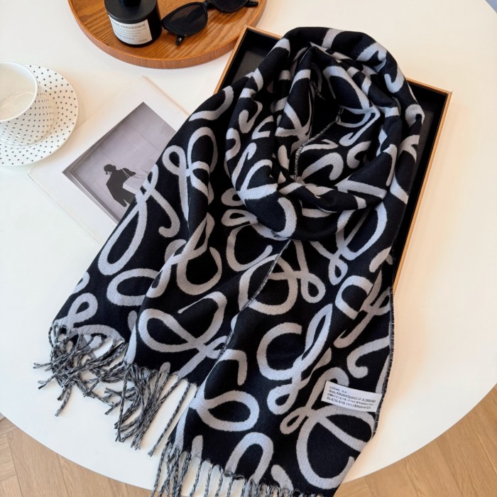 Cashmere cotton scarf for men women, size 45x180cm, no box. SF25-43-44
