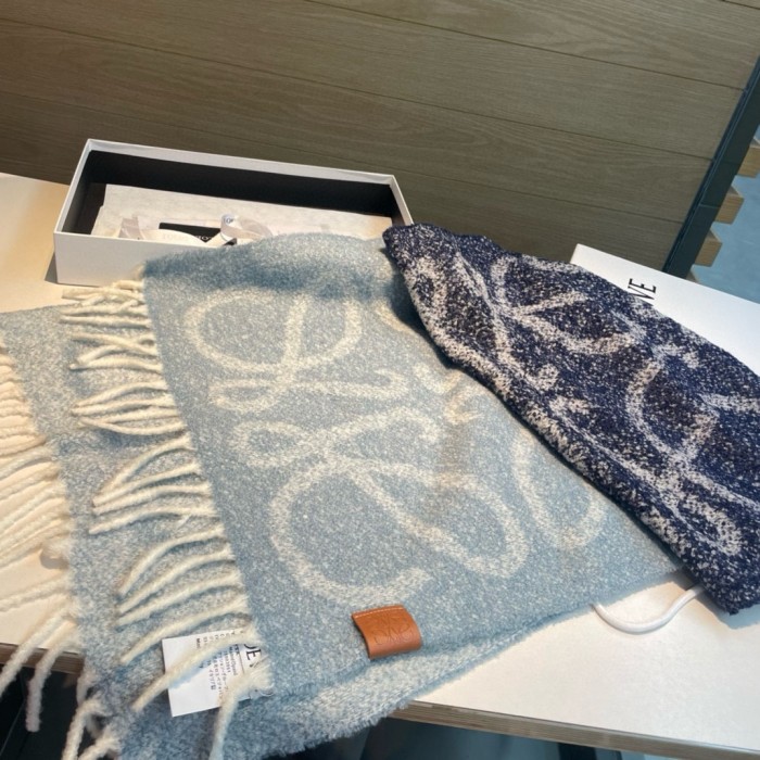 Cashmere cotton scarf for men women, size 47x184cm, no box. SF25-100-103