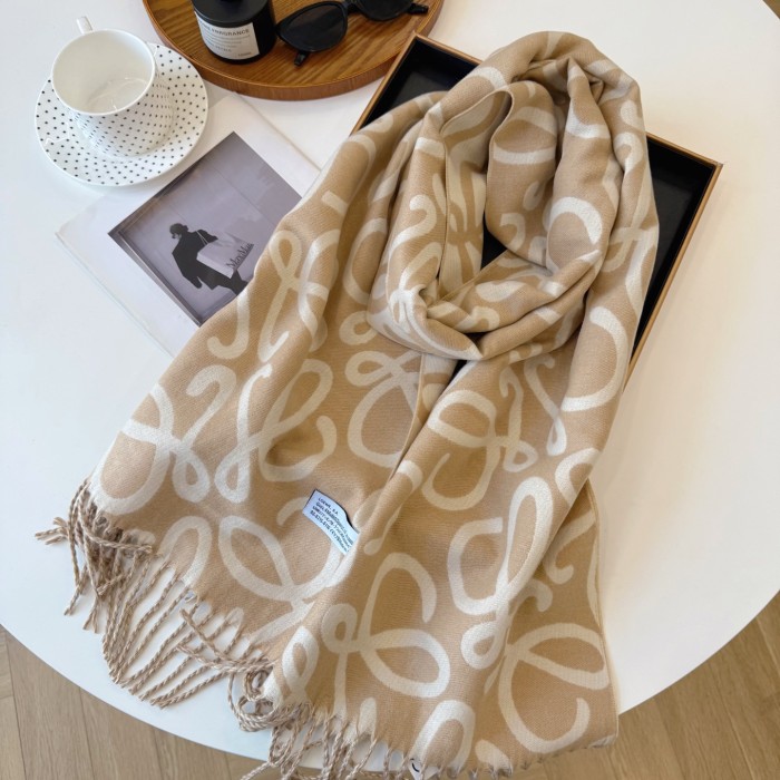 Cashmere cotton scarf for men women, size 45x180cm, no box. SF25-43-44