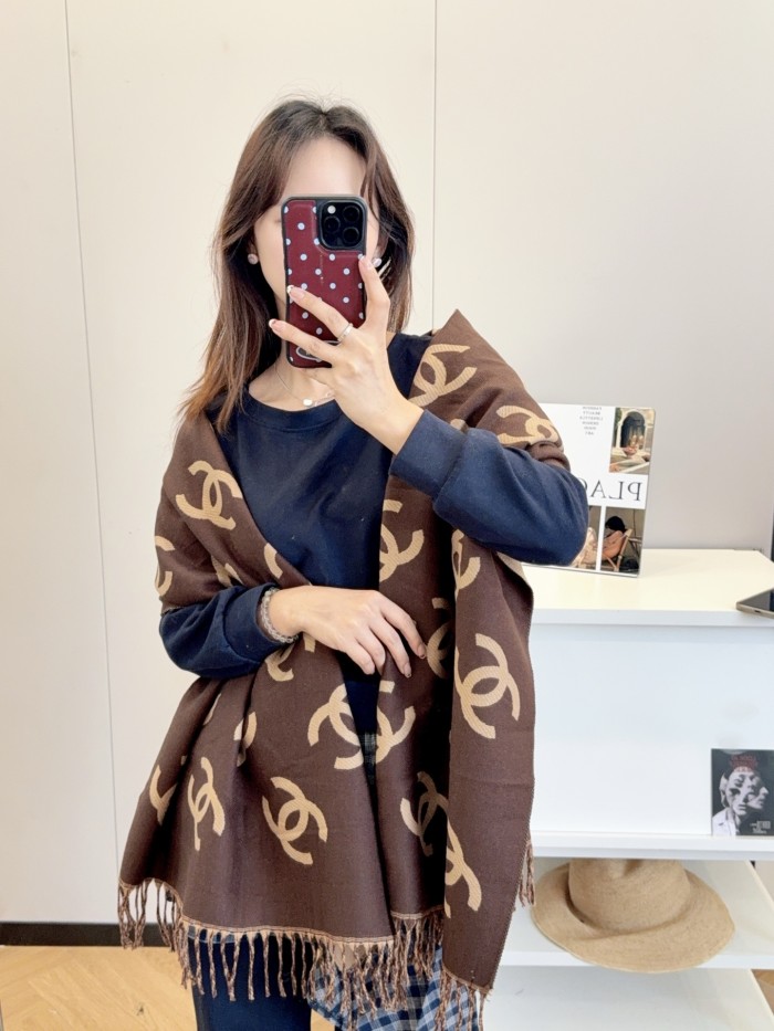 Cashmere cotton scarf for men women, size 65x180cm, no box. SF25-31-36