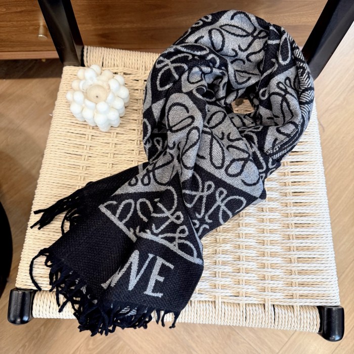 Cashmere cotton scarf for men women, size 65x180cm, no box. SF25-105-110