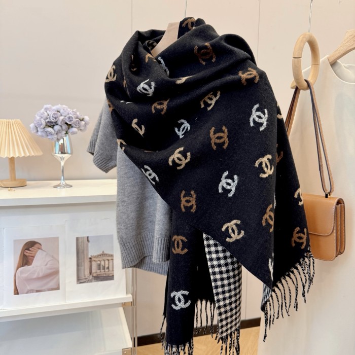Cashmere cotton scarf for men women, size 65x180cm, no box. SF25-59-63