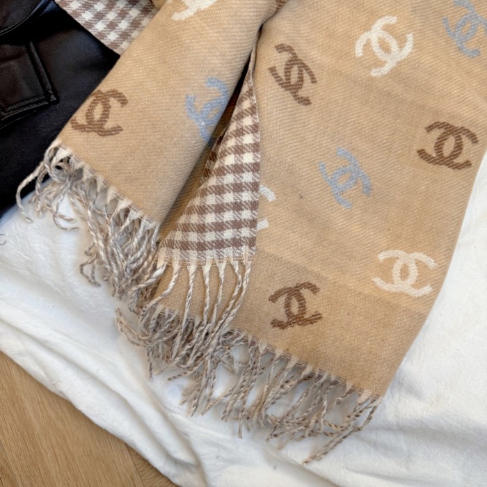 Cashmere cotton scarf for men women, size 65x180cm, no box. SF25-59-63