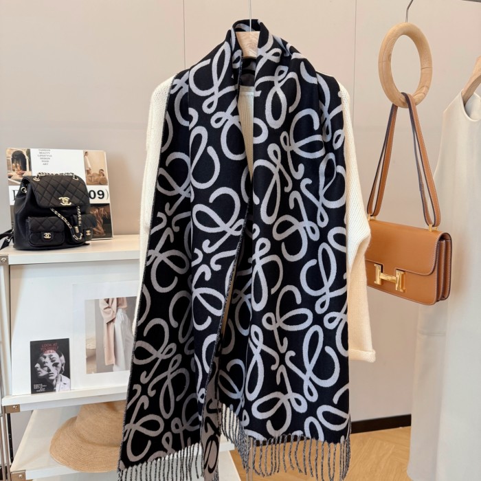Cashmere cotton scarf for men women, size 45x180cm, no box. SF25-43-44