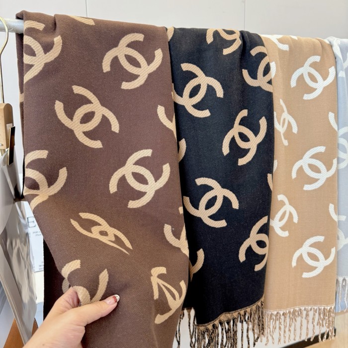 Cashmere cotton scarf for men women, size 65x180cm, no box. SF25-31-36