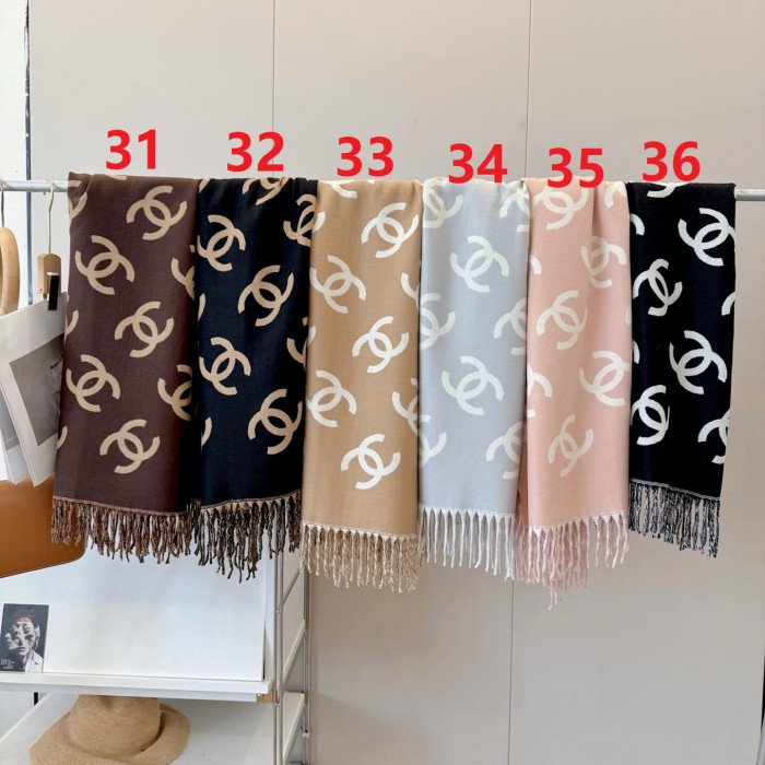 Cashmere cotton scarf for men women, size 65x180cm, no box. SF25-31-36