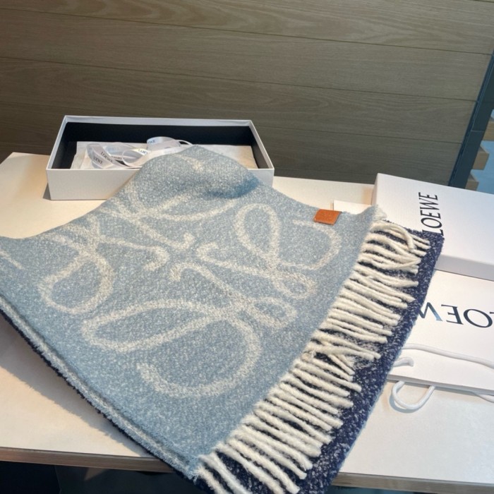 Cashmere cotton scarf for men women, size 47x184cm, no box. SF25-100-103