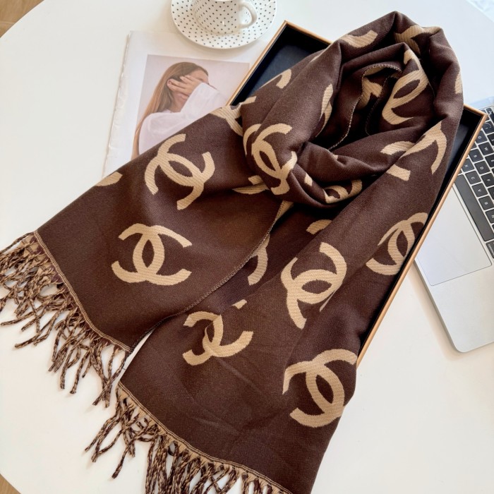 Cashmere cotton scarf for men women, size 65x180cm, no box. SF25-31-36