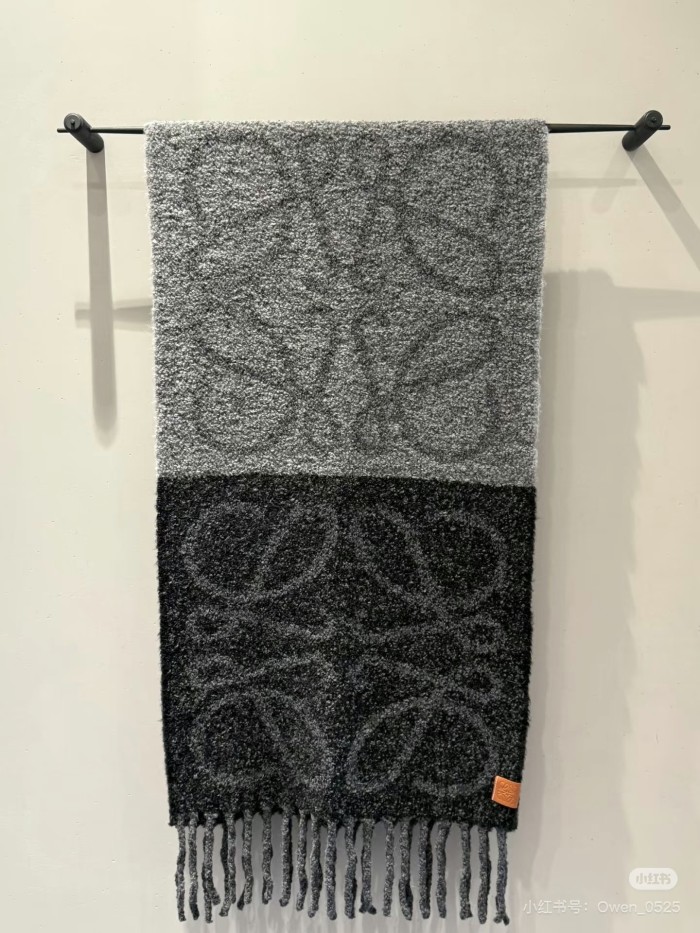 Cashmere cotton scarf for men women, size 47x184cm, no box. SF25-100-103