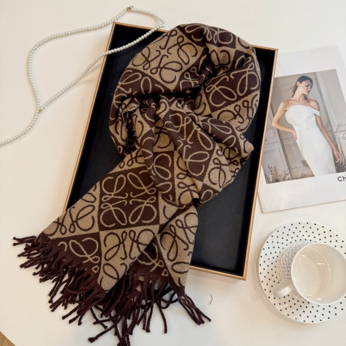 Cashmere cotton scarf for men women, size 65x180cm, no box. SF25-71-77