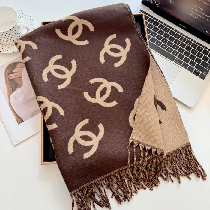 Cashmere cotton scarf for men women, size 65x180cm, no box. SF25-31-36