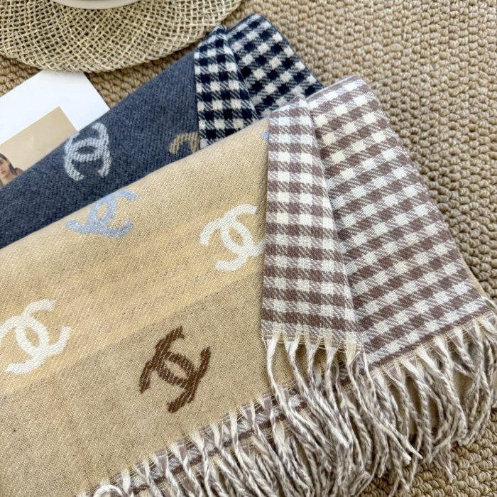 Cashmere cotton scarf for men women, size 65x180cm, no box. SF25-59-63