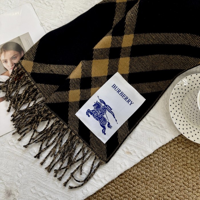 Cashmere cotton scarf for men women, size 45x180cm, no box. SF25-84-89