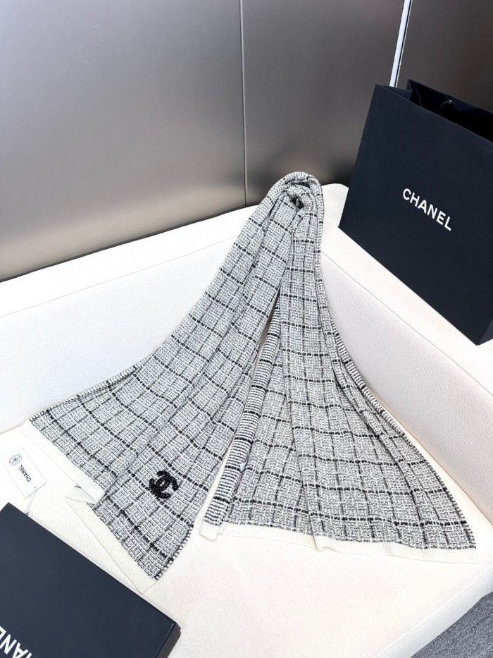 Cashmere cotton scarf for men women, size 55x185cm, no box. SF25-78-80