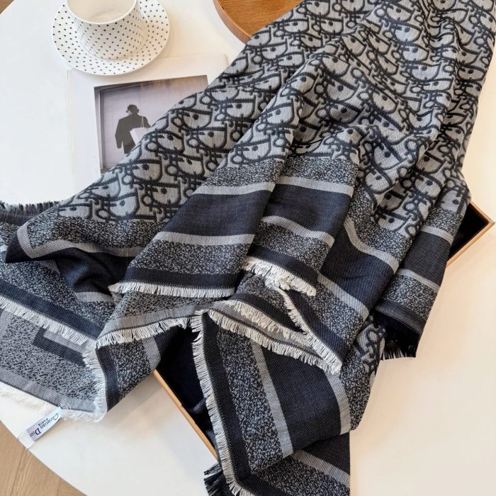 Cashmere cotton scarf for men women, size 140x140cm, no box. SF25-65
