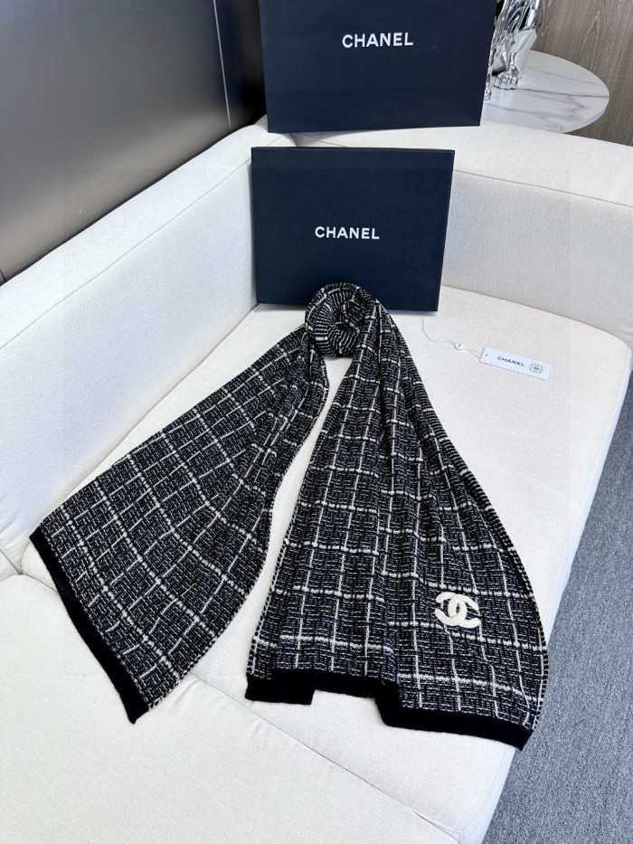 Cashmere cotton scarf for men women, size 55x185cm, no box. SF25-78-80