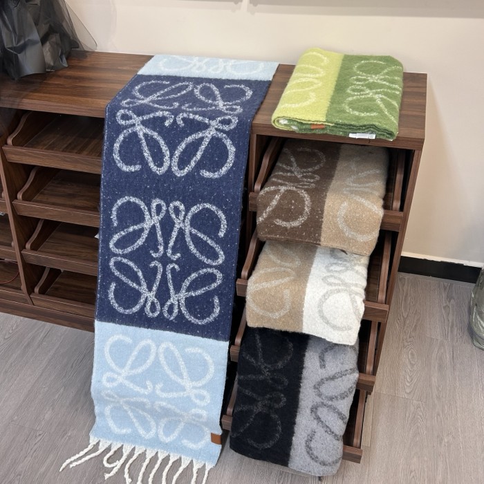 Cashmere cotton scarf for men women, size 47x184cm, no box. SF25-100-103