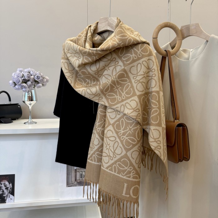 Cashmere cotton scarf for men women, size 65x180cm, no box. SF25-105-110