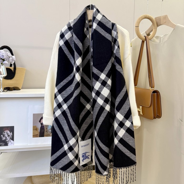 Cashmere cotton scarf for men women, size 45x180cm, no box. SF25-84-89