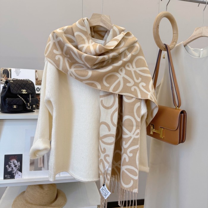 Cashmere cotton scarf for men women, size 45x180cm, no box. SF25-43-44