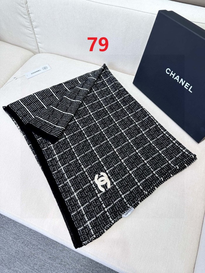 Cashmere cotton scarf for men women, size 55x185cm, no box. SF25-78-80