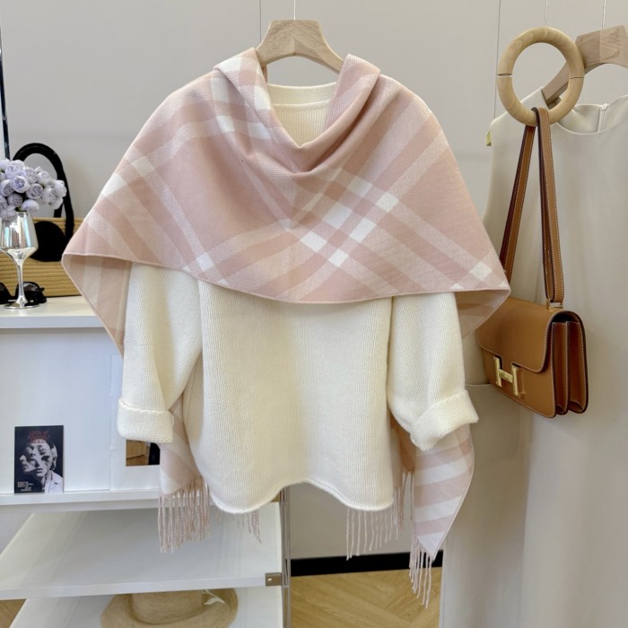 Cashmere cotton scarf for men women, size 45x180cm, no box. SF25-84-89