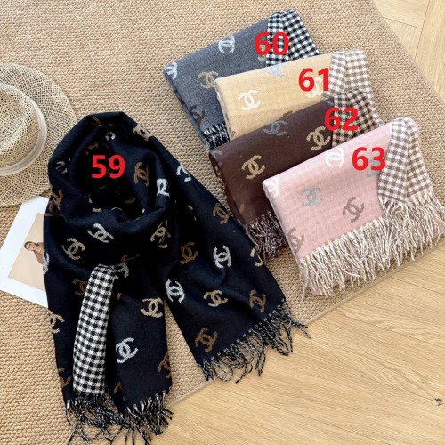 Cashmere cotton scarf for men women, size 65x180cm, no box. SF25-59-63
