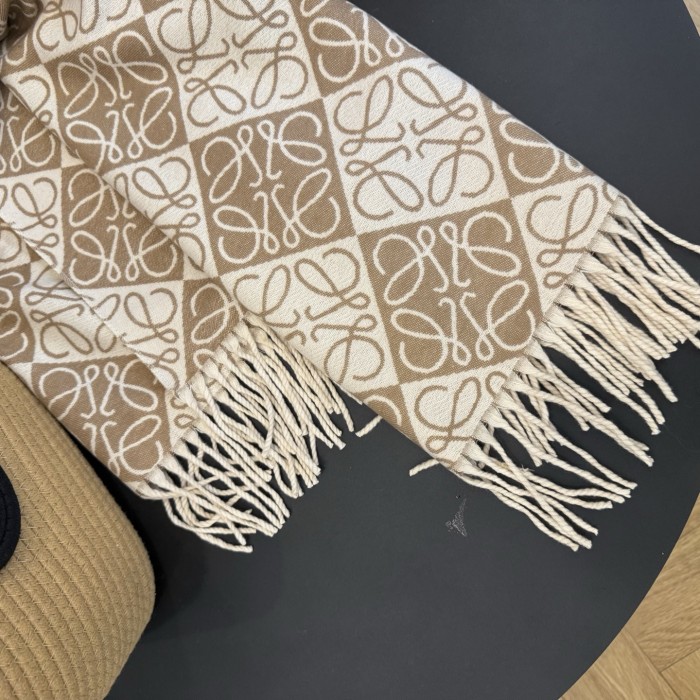 Cashmere cotton scarf for men women, size 65x180cm, no box. SF25-71-77