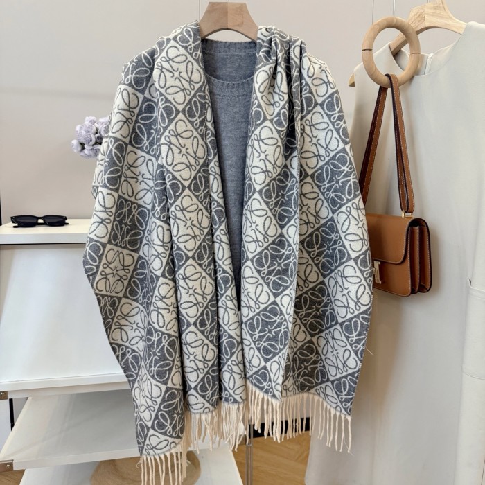 Cashmere cotton scarf for men women, size 65x180cm, no box. SF25-71-77