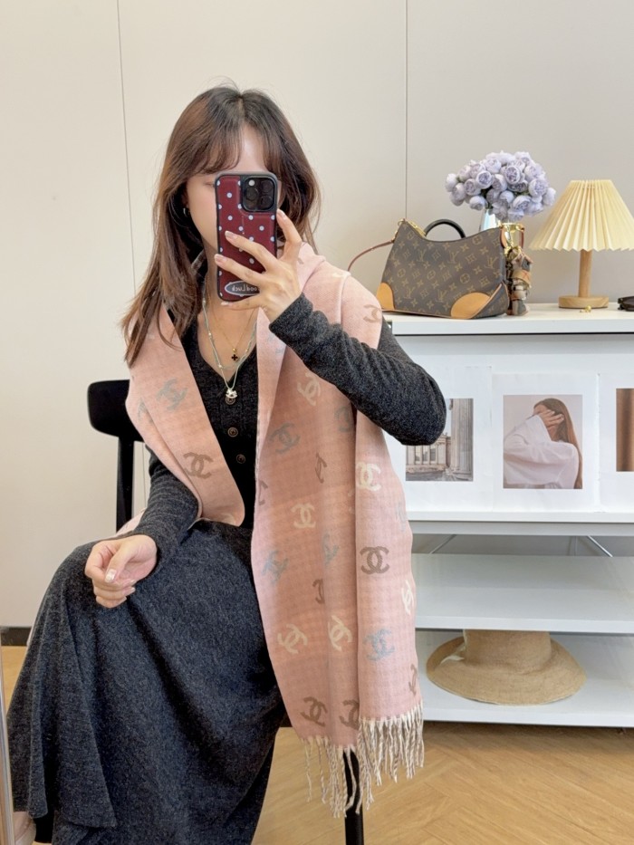 Cashmere cotton scarf for men women, size 65x180cm, no box. SF25-59-63