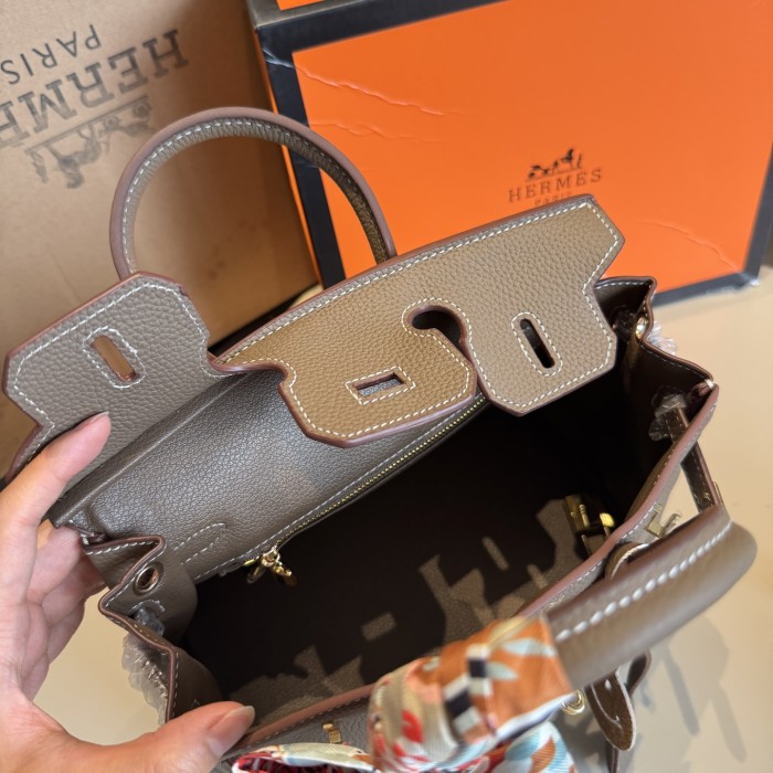 Split Leather bag ,4A ,size 25x21x13cm/30x24x15cm,no box,  B98-166