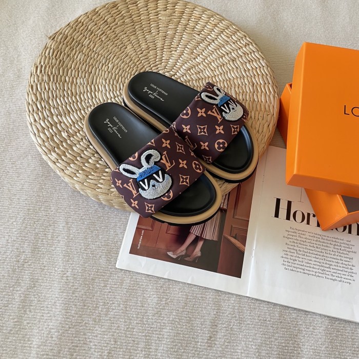 Women's flat slippers shoes, size 35-42, SS60-3442