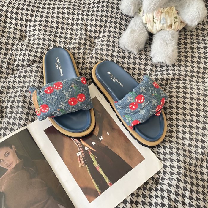 Women's flat slippers shoes, size 35-42, SS60-3447