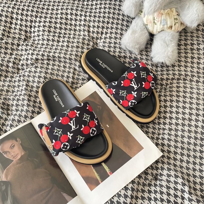 Women's flat slippers shoes, size 35-42, SS60-3446