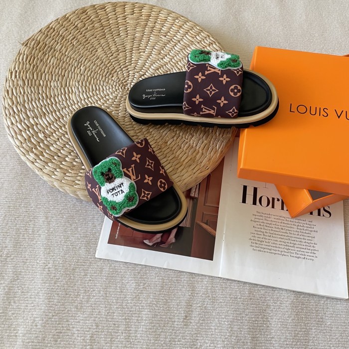 Women's flat slippers shoes, size 35-42, SS60-3443