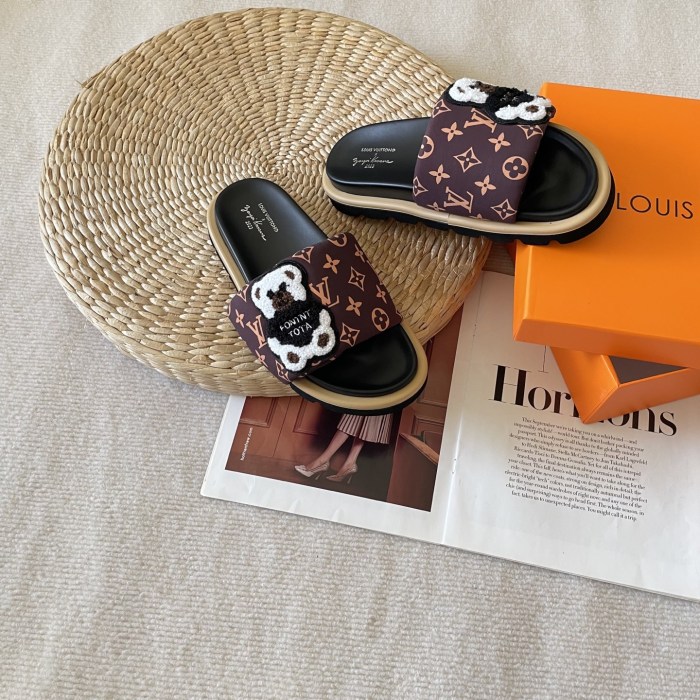 Women's flat slippers shoes, size 35-42, SS60-3444