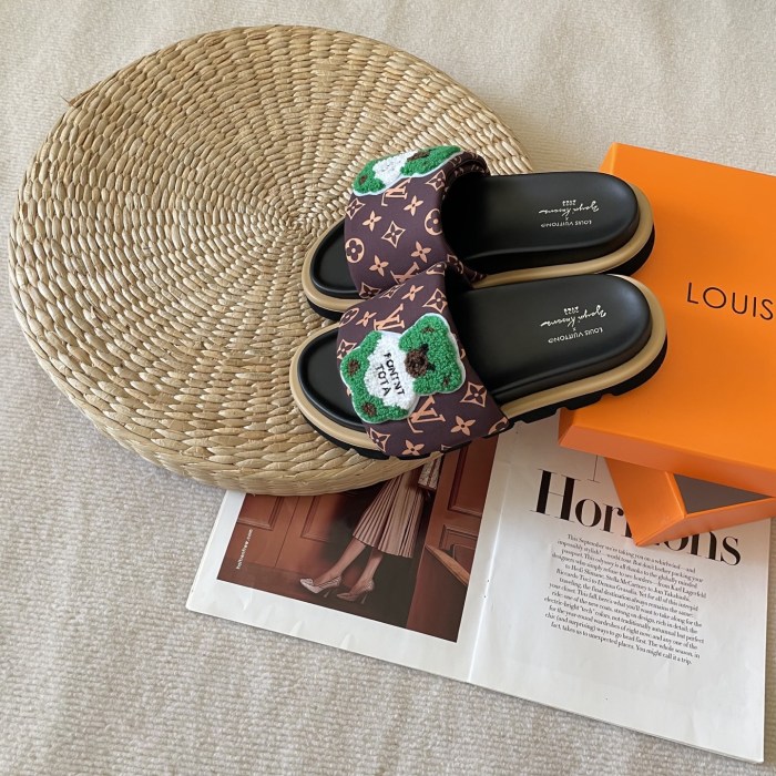 Women's flat slippers shoes, size 35-42, SS60-3443