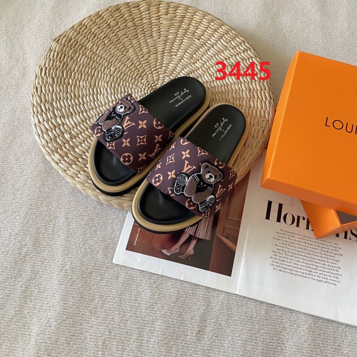 Women's flat slippers shoes, size 35-42, SS60-3445