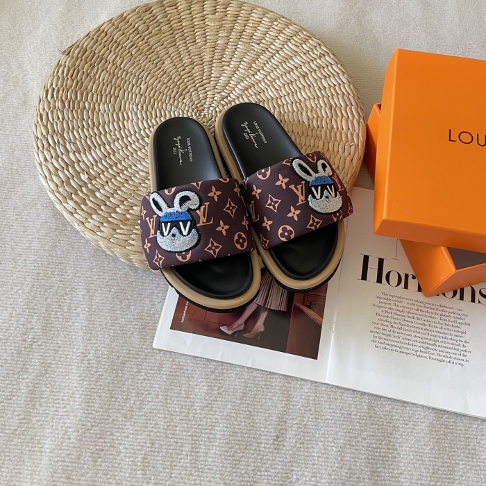 Women's flat slippers shoes, size 35-42, SS60-3442