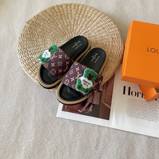 Women's flat slippers shoes, size 35-42, SS60-3443