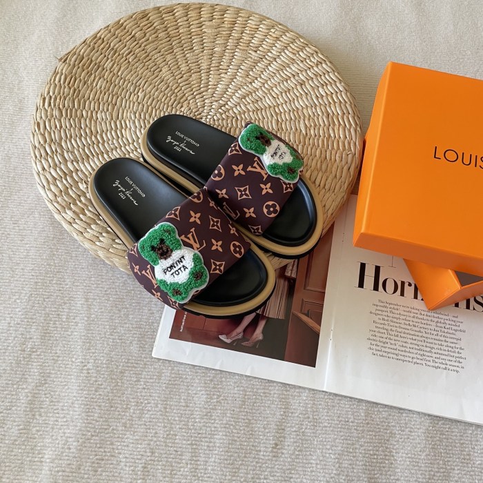Women's flat slippers shoes, size 35-42, SS60-3443