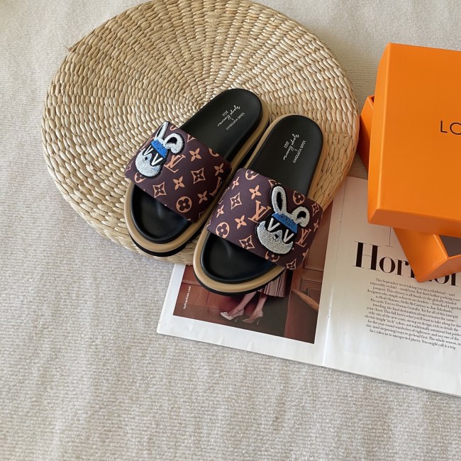 Women's flat slippers shoes, size 35-42, SS60-3442