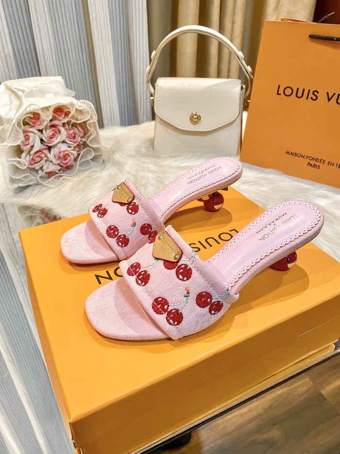 Women's high-heeled slippers,size 36-42, SS60-3475-3479