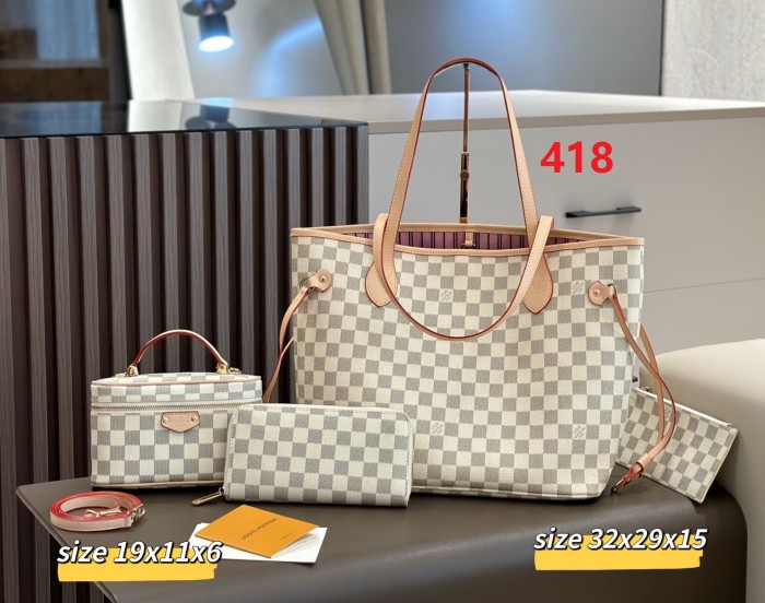 Split leather bag a set,3A ,no box,  B75-418