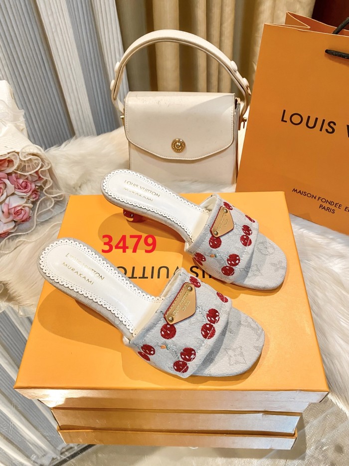 Women's high-heeled slippers,size 36-42, SS60-3475-3479